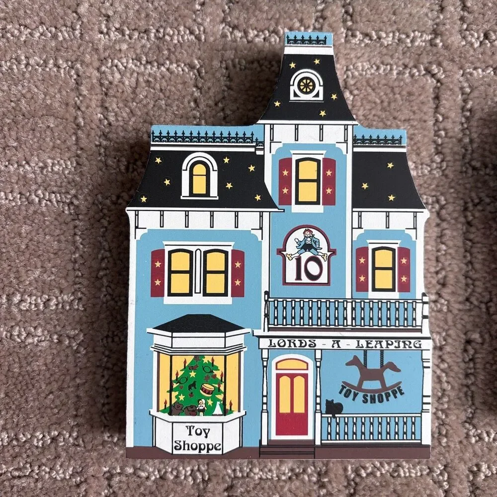 The Cats Meow Village Twelve Days Of Christmas Incomplete Set VTG 2000 *READ* - Picture 8 of 11